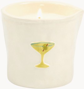 Candela profumata in ceramica Martini (limone, viola)