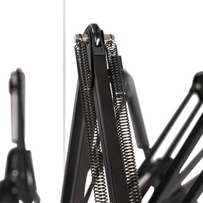 Lampada a sospensione Smart nera 16 luci regolabile incl. 16 Wifi A60 - Hobby Spinne