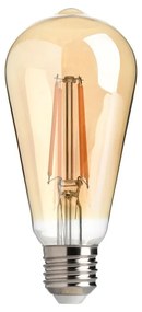 Lampada LED E27 8W a Filamento Ambrata Dimmerabile - ST64 Colore Bianco Caldo 2.500K