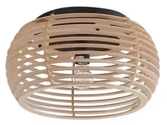 Ediz Plafoniera Wood/Black - Lindby