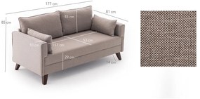 Divano beige 177 cm Bella - Balcab Home