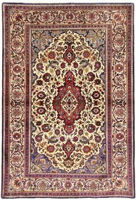 Kashan Tappeto persiano 150x100 Beige (Iran) Annodato A Mano