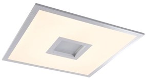 Pannello LED moderno bianco 44,5x44,5 cm con LED dimmerabile a luce calda RGB - Aike