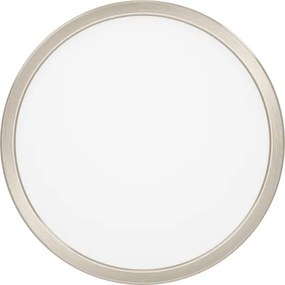 Eglo 901382 - LED RGBW dimmerabile plafoniera con vetro fumé FUEVA-Z LED/14,3W/230V 27,8cm IP44 cromo