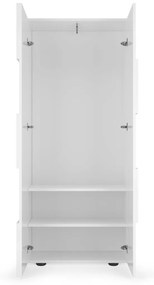 Mobile ingresso appendiabiti 78 x 187 Bianco lucido - Chess