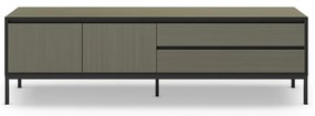 Tavolo TV verde scuro 180x55 cm Lorenza - Marckeric