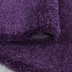 Tappeto viola scuro 200x290 cm Fluffy - Ayyildiz Carpets