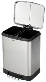 Cestino per rifiuti in acciaio inox 24 l Studio Duo - Wenko