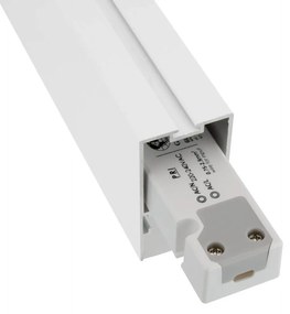 Profilo Lineare Bianco a Sospensione in Alluminio per Striscia LED 1m e 2m Variante Lunghezza 1 Metro