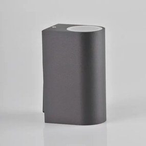 Luce Spot a parete da esterno BOSTON 2xGU10/10W/230V IP44