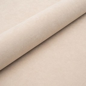 Letto matrimoniale imbottito beige con spazio contenitivo e rete 140x200 cm Mija - Maison de Rêve