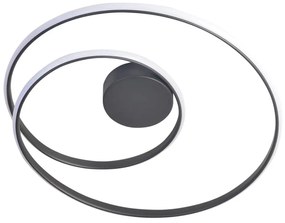 Plafoniera LED ZEFIRA LED/40W/230V 4000K diametro 50 cm antracite