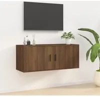 Mobile Porta TV a Parete rovere marrone 100x34,5x40 cm cod 12098