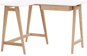 Tavolo da lavoro con piano bianco 85x115 cm Luka - Ragaba