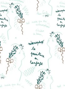 Schrift Tapete Ecriture von Lelievre - Ciel