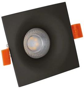 Lampada da incasso FIALE 1xGU10/36W/230V quadrato nero
