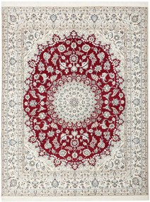 Nain Tappeto persiano 260x210 Rosso (Iran) Annodato A Mano