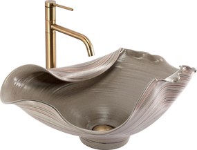 Lavabo da appoggio in ceramica REA HM-17 Handmade ART