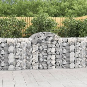 Cesti Gabbioni Ad Arco 40 Pz 200x50x100/120 Cm Ferro Zincato /