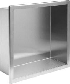 MENSOLA BAGNO 30x30 steel brush