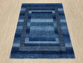 Loribaft Tappeto 160x200 Blu (Iran) Annodato A Mano