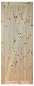 Anta per porta scorrevole RADEX Factory in legno beige L 86 x H 213 cm reversibile