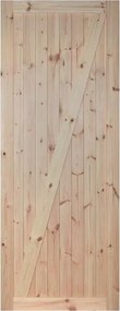 Anta per porta scorrevole RADEX Factory in legno beige L 86 x H 213 cm spessore 40 mm, apertura reversibile