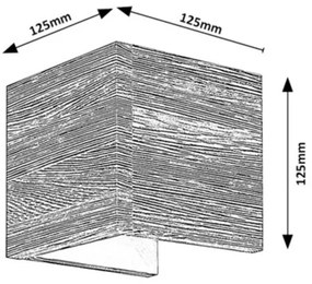 Rabalux 3090 - Applique a LED CINNAMON LED/7W/230V