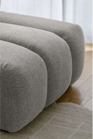 Divano angolare grigio chiaro (con penisola a destra/con chaise lounge) Shell – Miuform