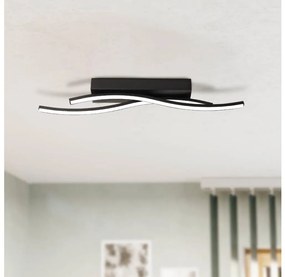 Eglo 31226 - Plafoniera LED ALBORAYA LED/10,8W/230V 3000K nero