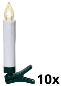 Eglo 410001 - SET 10x Illuminazione LED per albero di Natale 1xLED/0,06W/1xAAA