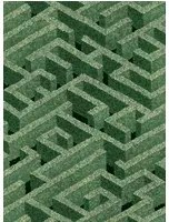 Josephine Munsey Tapete Labyrinth - Green