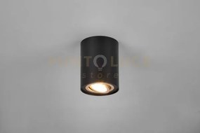 Cookie cilindro spot orientabile nero + oro d. 9,6cm h. 12,5cm  1 l...