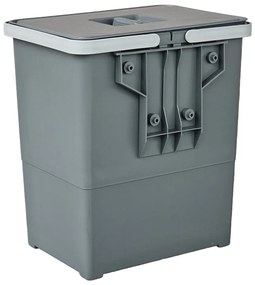 Cestino per rifiuti in plastica incorporato da 18 l Easy - Elletipi