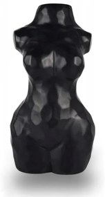 Vaso in ceramica 30 cm, nero