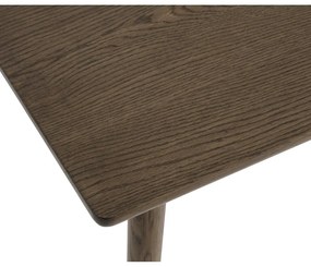 Tavolo da pranzo allungabile marrone con piano effetto rovere 190x90 cm Barrali - Unique Furniture