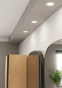 Eglo 901416 - Lampada da incasso per bagno LED FUEVA LED/3,7W/230V Ø 8,8 cm IP44 bianca