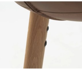 Sedie da pranzo in set marroni in metallo 2 pz Teslin – Unique Furniture