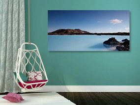 Stampa su tela – Laguna blu