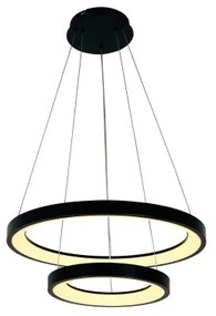 Brilagi - Lampada a sospensione dimmerabile su cavo FALCON SLIM LED/68W/230V Ø 50 cm nera + telecomando