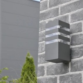 LED RGBW applique da esterno dimmerabile TEKSAS 1xE27/12W/230V IP44 antracite