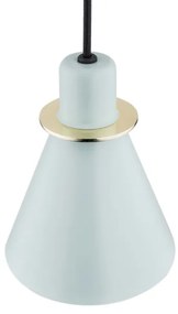 Argon 4682 - Lampadario su filo  BEVERLY 1xE27/15W/230V blu/oro