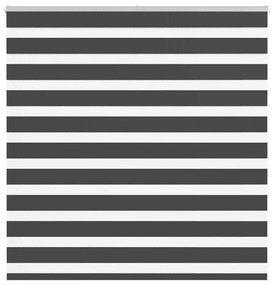 Tenda A Rullo Zebra Nero Larghezza Tessuto 145,9 Cm Poliestere /