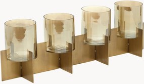 Portacandele in ottone Quarta