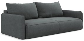 Divano grigio allungabile/con contenitore 216 cm Nanea – Makamii