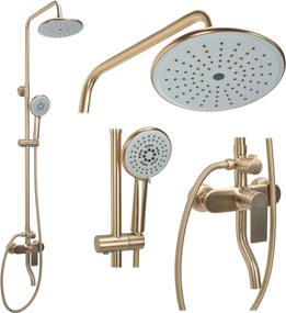 Set doccia Rea VERSO BRUSHED GOLD