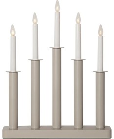 Decorazione luminosa natalizia beige Plate - Star Trading