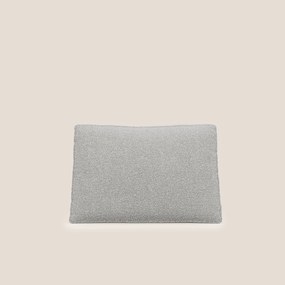 Nettuno cuscino schienale realizzato in tessuto bouclè impermeabile T07 grigio