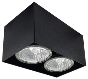 Brosline 1076 - Faretto CAGE 2xGU10/10W/230V nero