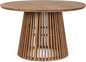 Tavolo da pranzo da giardino rotondo in acacia massiccia ø 120 cm Rodano – Bizzotto